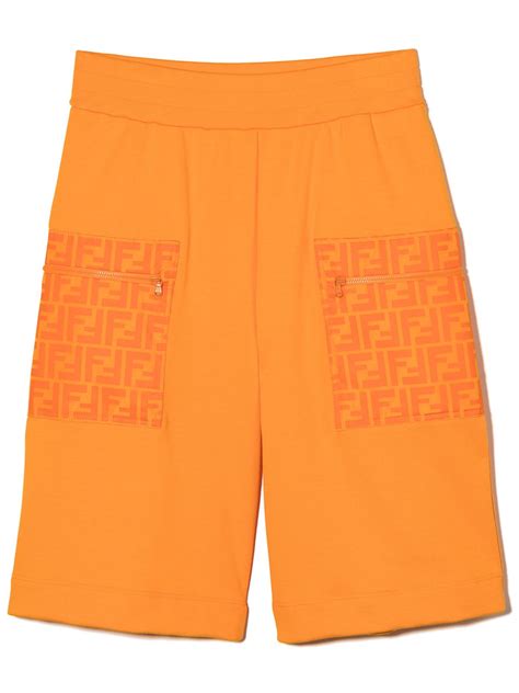 Fendi kids 'ff' bermuda shorts available on julian